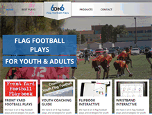 Tablet Screenshot of 6on6flagfootballplays.net